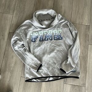 Gray PINK Logo Sweatshirt size large
